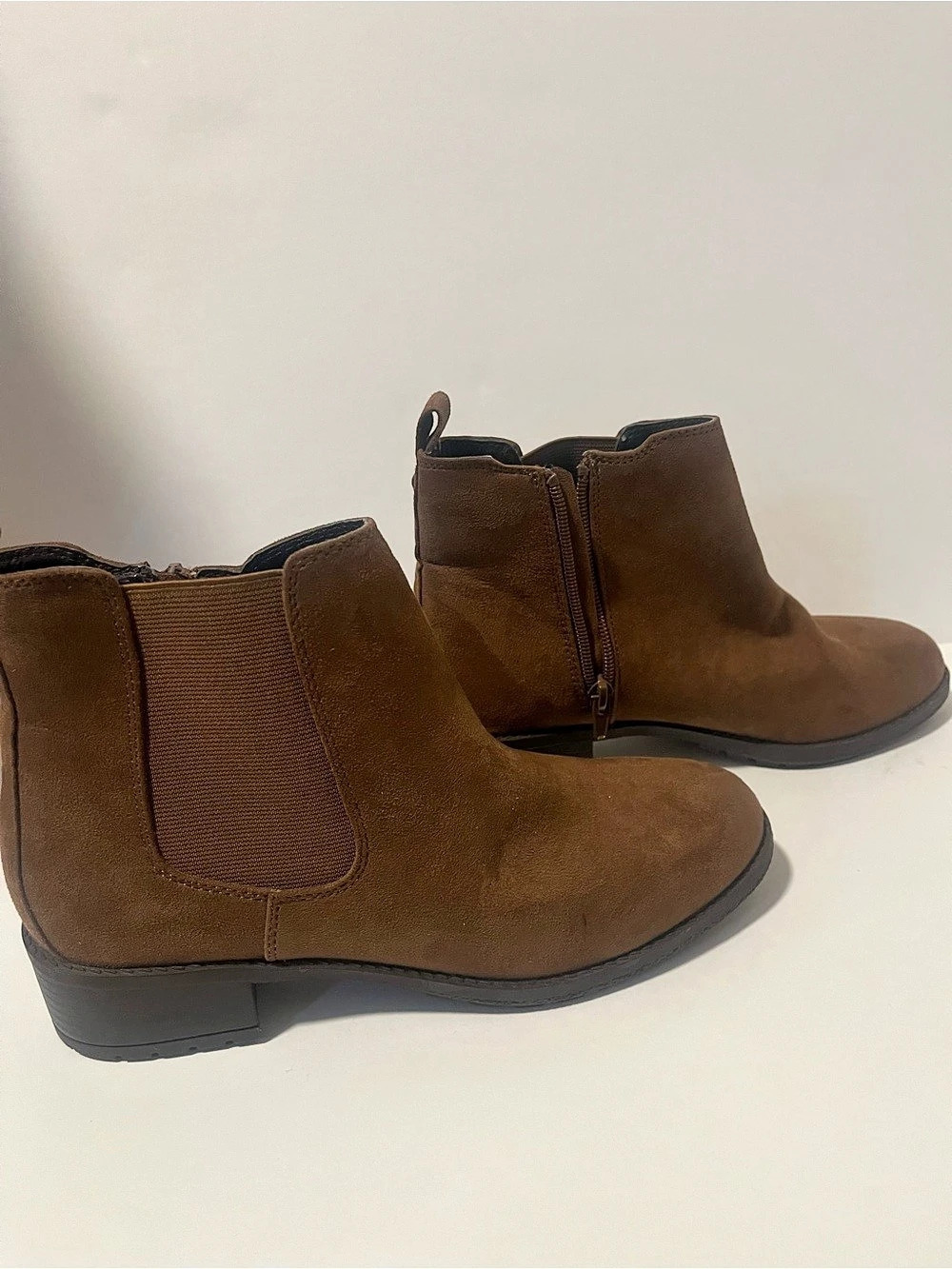 Style & Co Brown Ankle Boots Like New